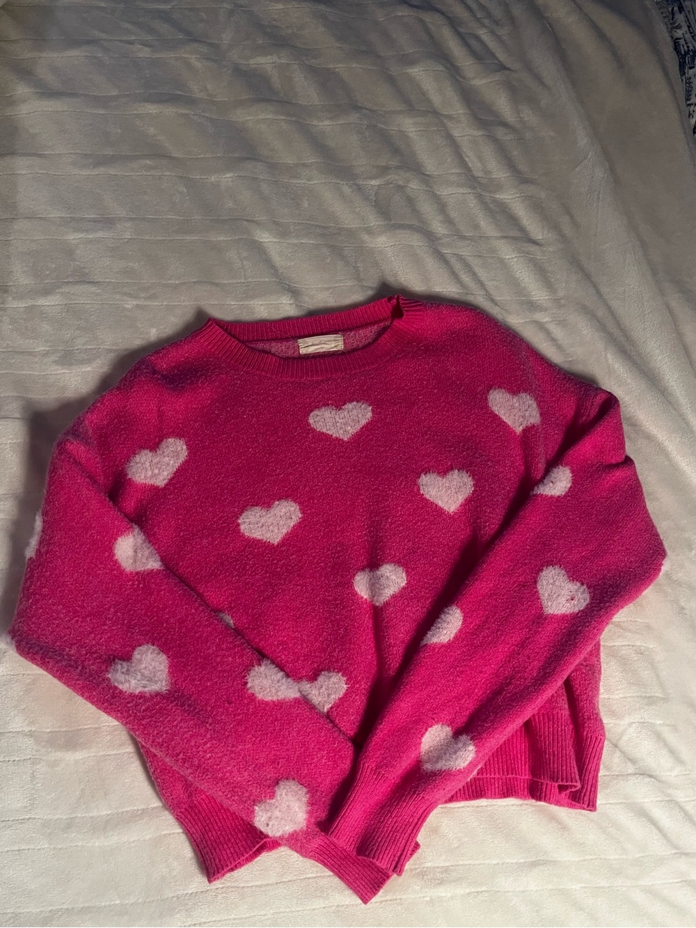 Altar’d State Pink Hearts Sweater